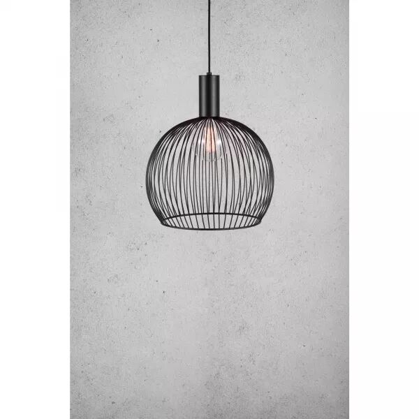 SUSPENSION - AVER 40 - M�TAL - NOIR -  E27