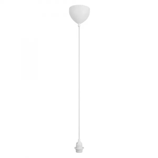 SUSPENSION - BASIC -  PLASTIQUE - BLANC -  E27