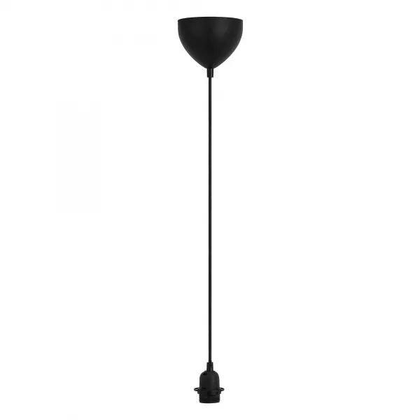 SUSPENSION - BASIC -  PLASTIQUE - NOIR -  E27