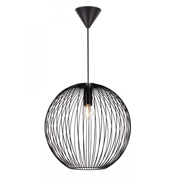 Suspension - BERONI 45 - M�tal - Noir -  E27 (2213323003)