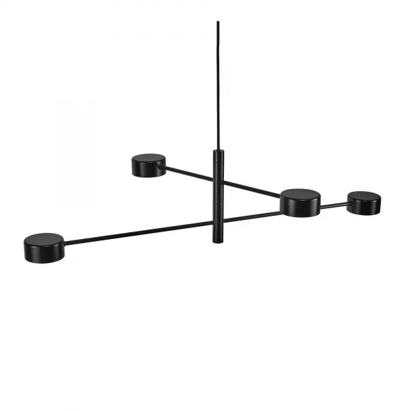 SUSPENSION - CLYDE - M�TAL - NOIR - LED MODULE INCL.