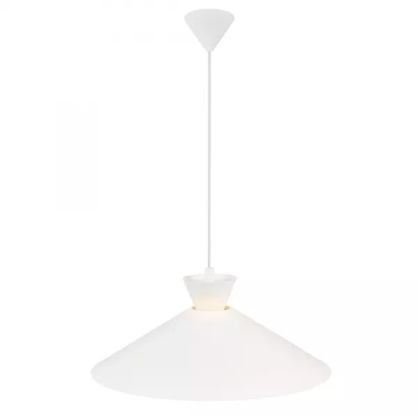 SUSPENSION - DIAL 45 - M�TAL - BLANC -  E27