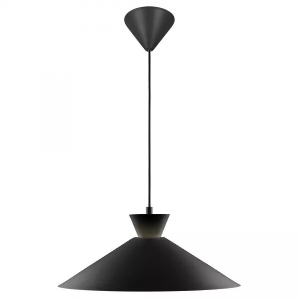 SUSPENSION - DIAL 45 - M�TAL - NOIR -  E27
