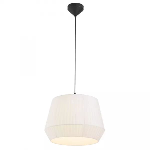 SUSPENSION - DICTE 40 - TEXTILE - BLANC -  E27
