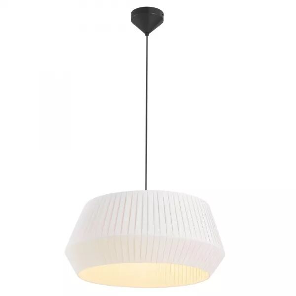 SUSPENSION - DICTE 53 - TEXTILE - BLANC -  E27