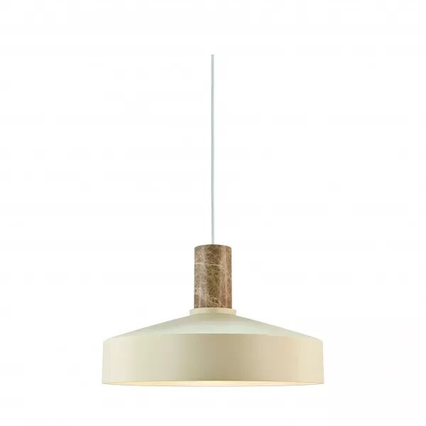 Suspension - ELVAS - M�tal - Beige - E27 (2512013009)