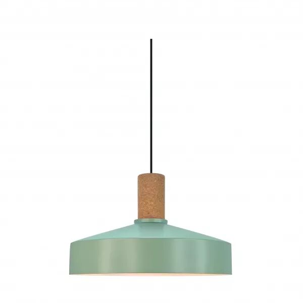 Suspension - ELVAS - M�tal - Vert poudr� - E27 (2512033023)