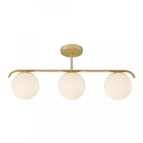 SUSPENSION - GRANT X3 - VERRE - LAITON -  E14