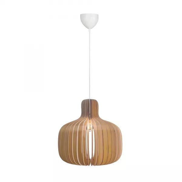 SUSPENSION - HAZO 43 - BOIS - NATURE (MARRON) - E27