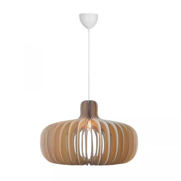 SUSPENSION - HAZO 65 - BOIS - NATURE (MARRON) - E27