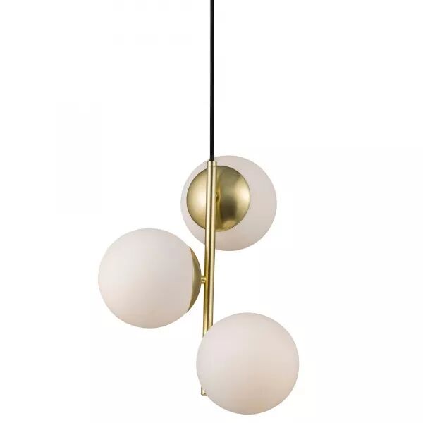 SUSPENSION - LILLY - M�TAL - LAITON -  E14