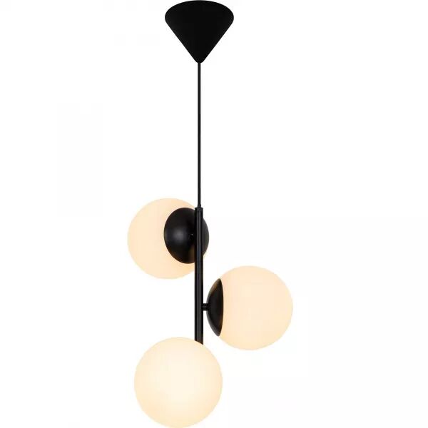 Suspension - LILLY - M�tal - Noir -  E14 (48603003)