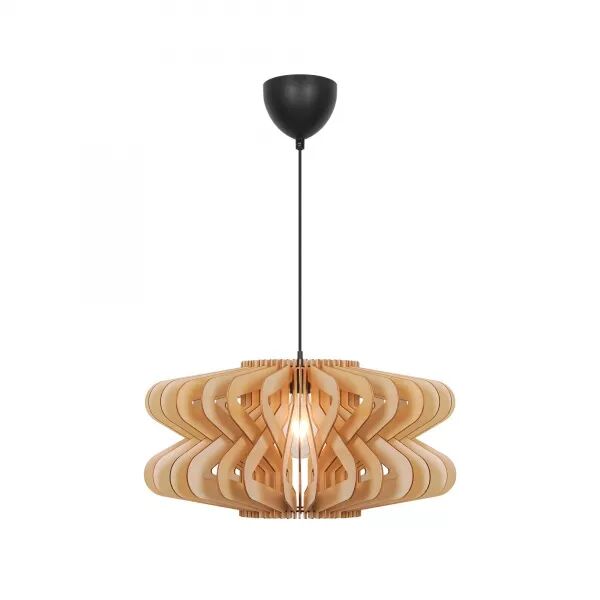 SUSPENSION - MANAGO - BOIS - NATURE (MARRON) - E27