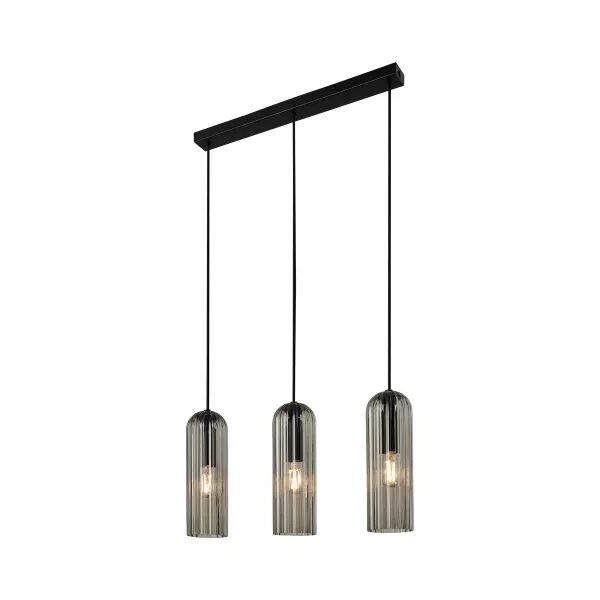 Suspension - MIELLA X3 - Verre - Fum� -  E27 (2412533047)