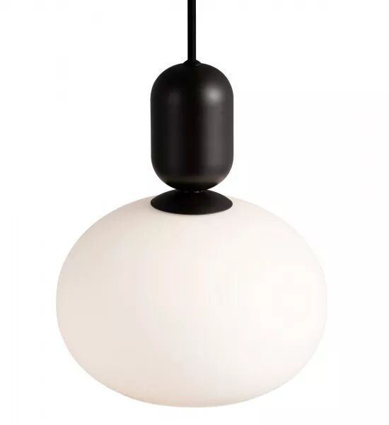 SUSPENSION - NOTTI - VERRE - NOIR -  E27