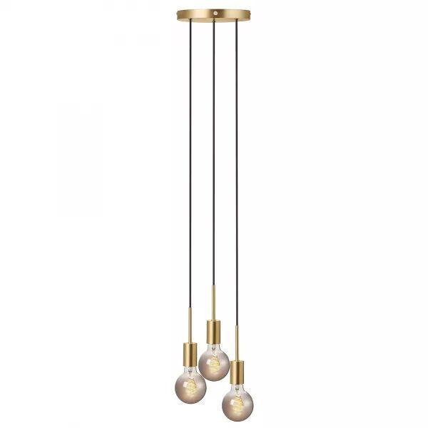 SUSPENSION - PACO X3 - M�TAL - LAITON -  E27