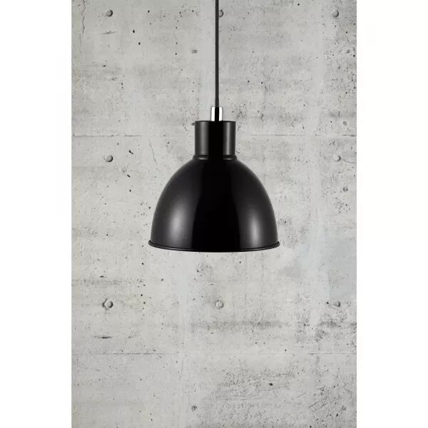 SUSPENSION - POP - M�TAL - NOIR -  E27