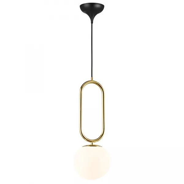 SUSPENSION - SHAPES 27 - VERRE - LAITON -  E27