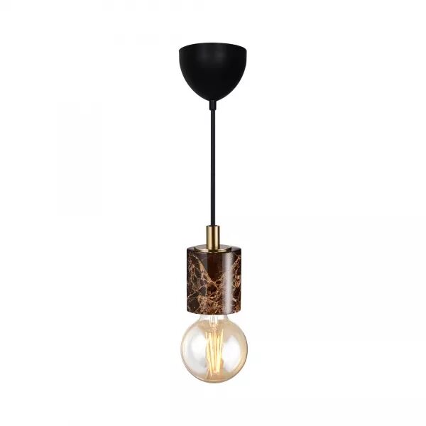 SUSPENSION - SIV - MARBRE - MARRON -  E27