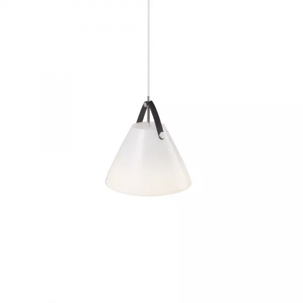 SUSPENSION - STRAP 27 - VERRE - OPALE -  E27