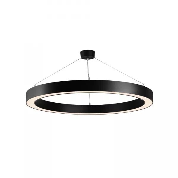 SUSPENSIONS NILO 800MM 53W 5700LM OPAL NOIR DIRECT/INDIRECT 830 VERSION DALI