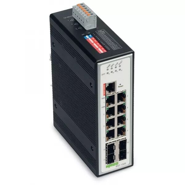 SWITCH ETHERNET ADMINISTRABLE 8 PORTS 1000BASE-T - 4 SLOTS SFP 1000