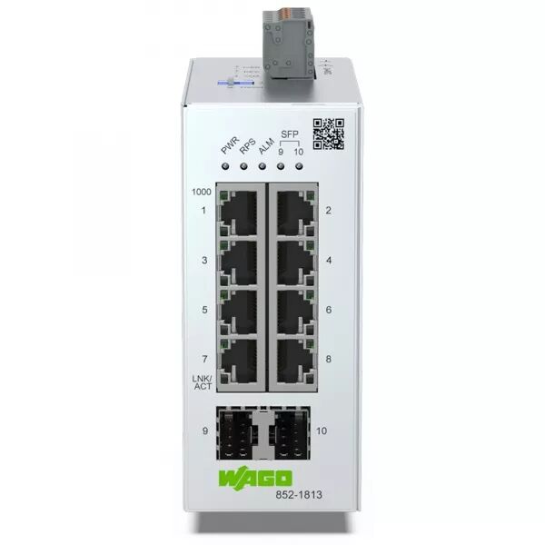 SWITCH ETHERNET ADMINISTRABLE LEAN 8 PORTS 1000BASE-TX - 2 SLOTS SFP 1000