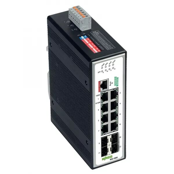 SWITCH PROFINET ADMINISTRABLE 8 PORTS 1000BASE-T - 4 SLOTS SFP 1000