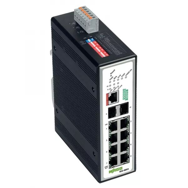 SWITCH PROFINET ADMINISTRABLE 8 PORTS 100BASE-TX - 2 SLOTS SFP 100/1000