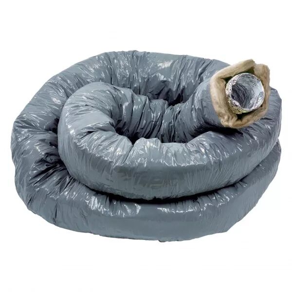 T 127 alu cr 50 - conduit souple aluminium calorifuge diam�tre 125 epaisseur 50 (423026)