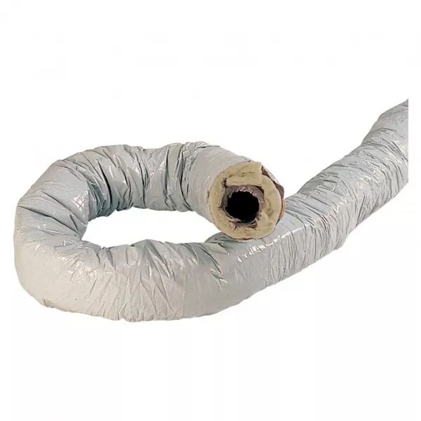 T 162 alu cr25 l6m - conduit souple alu calorifuge 6 m diam�tre 160 epaisseur 25 (423067)