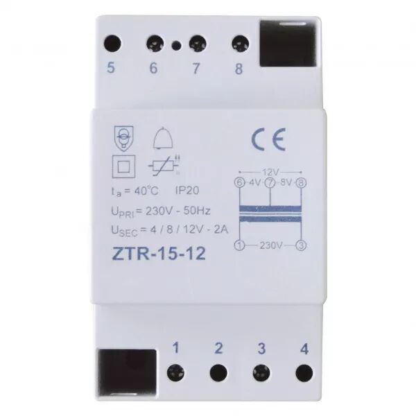 T230/12v ac - transformateur 230/12 v (539190)