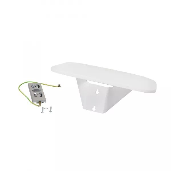 Tablette support en corian Blanc pour colonnes LOGIX
