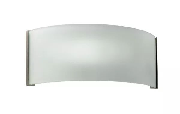 TAIS - APPLIQUE MURALE ACIER ET VERRE SATIN�, R7S, LPE NON FOURNIE