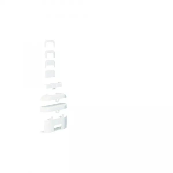 T� DE D�RIVATION 3D POUR MOULURE ATEHA 16X30MM, BLANC