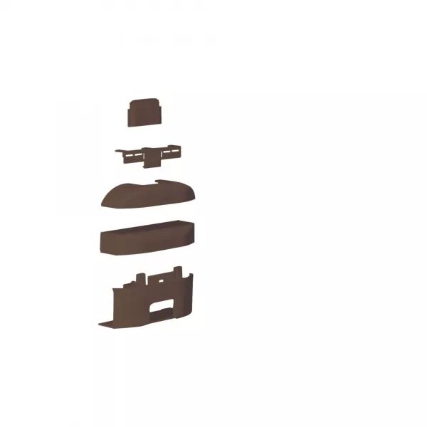 T� DE D�RIVATION POUR MOULURE ATEHA 12X20MM, MARRON