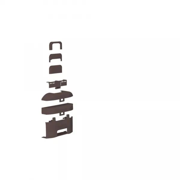 T� DE D�RIVATION POUR MOULURE ATEHA 12X30MM, MARRON
