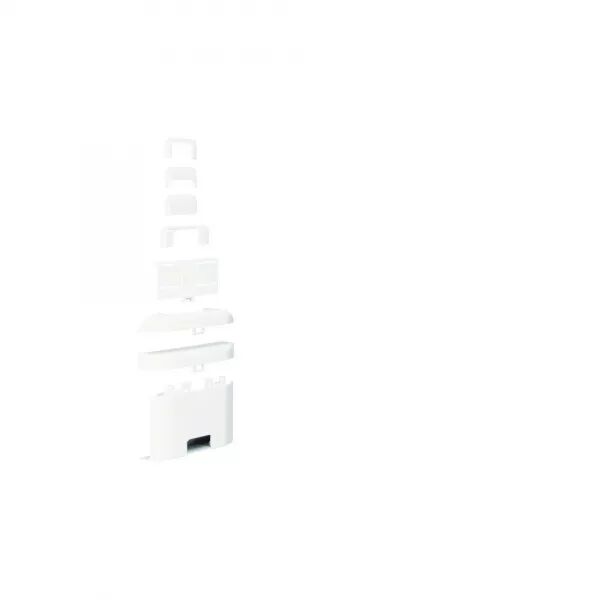 T� DE D�RIVATION POUR MOULURE ATEHA 12X50MM, BLANC