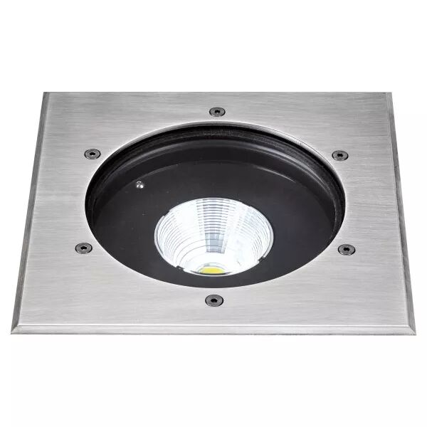 TECNISOL 200 - Enc.Sol Ext. IP67 IK10, carr�, inox, LED 20W 60� 3000K 1850lm (50644)