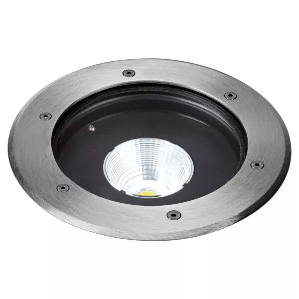 TECNISOL 200 - Enc.Sol Ext. IP67 IK10, rond, inox, LED 20W 60� 3000K 1850lm (50642)