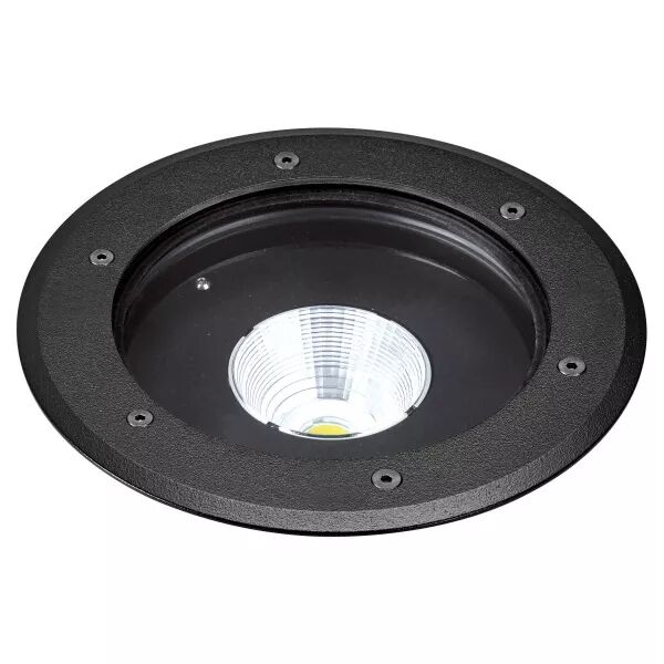 TECNISOL 200 - Enc.Sol Ext. IP67 IK10, rond, noir, LED 20W 60� 3000K 1850lm (50640)