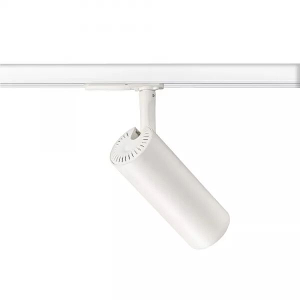 TEK 12 - PROJ. RAIL 1 ALL.029, BLANC, ANGLE 36�, LED INT�G. 12,5W 3000K 1050LM