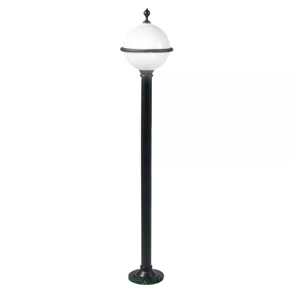 TERMO - Borne Ext. IP44 IK02, noir, E27 60W max., lampe non incl., haut.1,25cm (1947)
