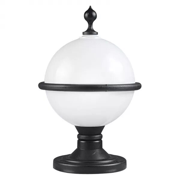 TERMO - Borne Ext. IP44 IK02, noir, E27 60W max., lampe non incl., haut.40cm (1946)