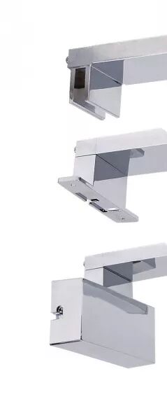 TESSA - APPLIQUE IP44 VOL.2, LED INT�G. 6,2W 4000K 430LM, ALU CHROM�