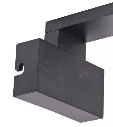 TESSA - APPLIQUE IP44 VOL.2, LED INT�G. 6,2W 4000K 430LM, ALU NOIR