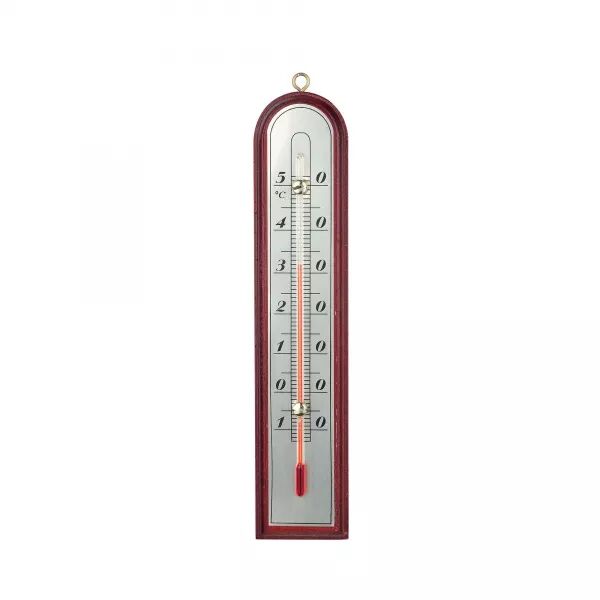 Thermom�tre bois int�rieur/ext�rieur 27cm \ Luxe\ 