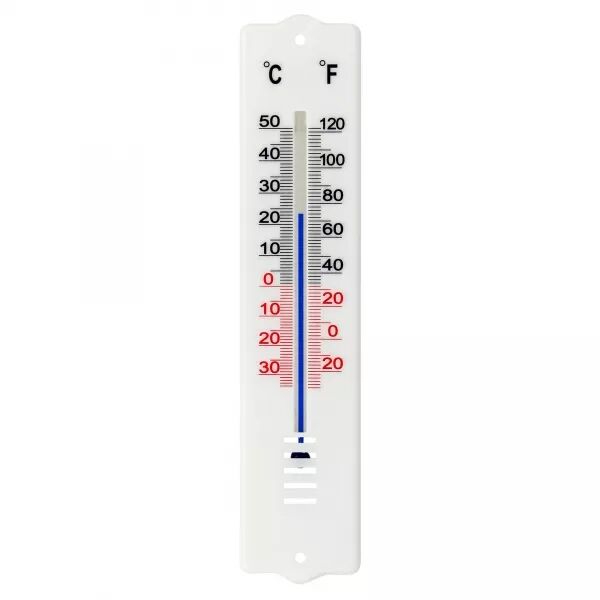 Thermom�tre int�rieur/ext�rieur en plastique 20cm