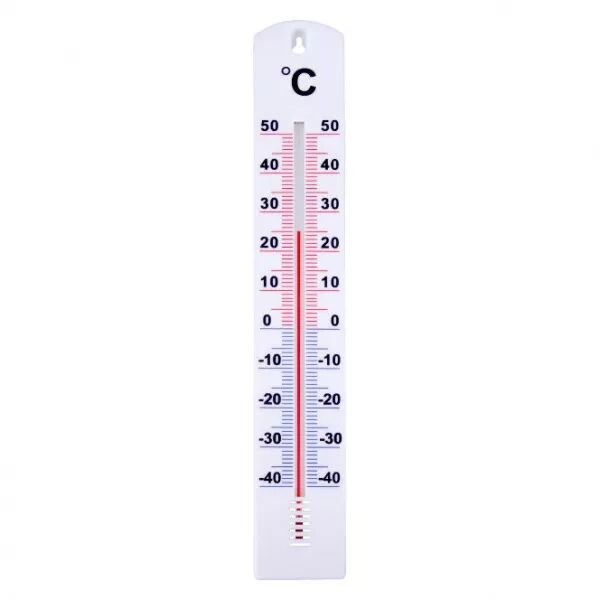 Thermom�tre int�rieur/ext�rieur en plastique 40cm