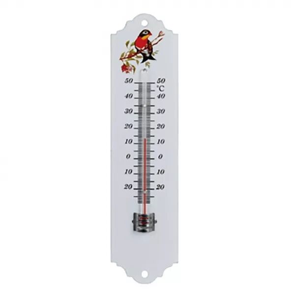 Thermom�tre m�tallique, int�rieur/ext�rieur 20cm